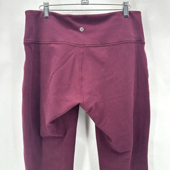 LULULEMON Wunder Under Lounge Pant 30" Womens 12 Fleece Athleisure Comfort Gym - Picture 4 of 10